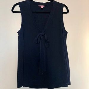 Lilly Pulitzer Sleeveless Silk Blouse